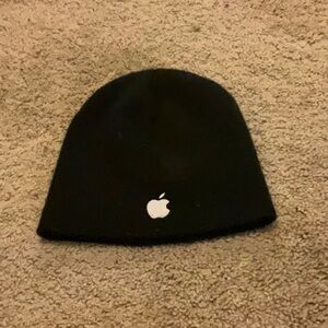 Apple Brand Beanie in Black